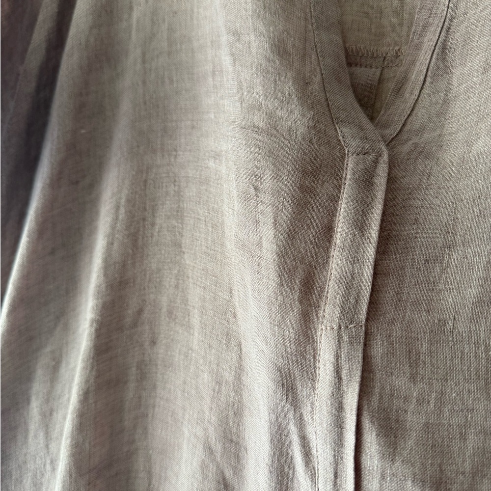 Humanoid Pink Linen shift Dress - Picture 3 of 5